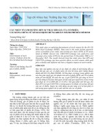 CÁC NHÂN TỐ ẢNH HƯỞNG ĐẾN SỰ THAY ĐỔI GIÁ CỦA CỔ PHIẾU: CÁC BẰNG CHỨNG TỪ SỞ GIAO DỊCH CHỨNG KHOÁN THÀNH PHỐ HỒ CHÍ MINH