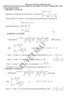 NHỮNG bài TOÁN điện XOAY CHIỀU cần CHÚ ý TRONG mùa THI