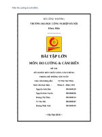 btl đo lường và cảm biến chiết rót chất lỏng vào thùng rỗng