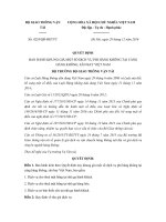 Quyết định 4224/QĐ-BGTVT về khung giá dịch vụ phi hàng không tại cảng hàng không, sân bay