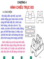 CHƯƠNG 4 HÌNH CHIẾU TRỤC ĐO