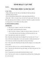 Giáo án hoạt động ngoài giờ lên lớp lớp 5 chi tiết đầy đủ cả năm