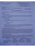 Đề thi phân tích thiết kế hệ thống thông tin