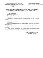 báo cáo khởi nghiệp