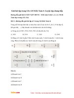 Giải bài tập trang 124, 125 SGK Toán 4: Luyện tập chung tiếp