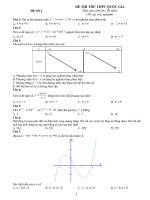 DE ON THI THPT QUOC GIA CO DA HOT 