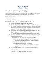 chuyên đề câu bị động