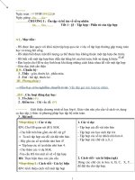 Giáo án Toán tổng hợp lớp 6 đầy đủ chi tiết cả năm