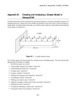 ABAQUS tutorial cantilever beam