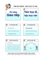 Ky nang giao tiep trong đời sống