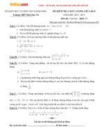 Bộ đề thi giữa học kì 2 môn Toán lớp 10 (Có đáp án)