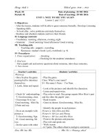 Giáo án tiếng anh lớp 4 trọn bộ cả năm