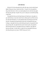 Phân tích công nghệ bán buôn qua chào hàng thương mại ở công ty TNHH thương mại Vạn An