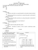 Giáo án vật lý lớp 9 chi tiết đầy đủ cả năm