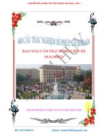 400 câu trắc nghiệm số phức có đáp án