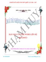 200 câu trắc nghiệm mặt cầu trong không gian