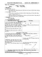 Giáo án hình học lớp 6 chuẩn kiến thức