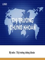 Bài Giảng Thị Trường Chứng Khoán