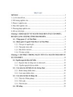 Ẩm thực trong ngày tết của người Thái Đen ở xã Tân Phúc, huyện Lang Chánh, tỉnh Thanh Hóa