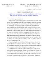 Chuyên đề biện pháp giúp dạy học theo mô hình trường học mới VNEN có hiệu quả hơn