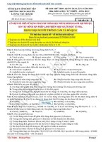 Đề và bài giải chi tiết THPT chuyên lương văn chánh