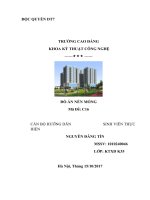 ĐỒ ÁN NỀN MÓNG CÔNG TRÌNH HOÀN CHỈNH_normal quality DT7