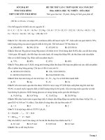  6  (XEM THỬ)   THPT chuyên thái bình năm 2017   lần 1  có lời giải 