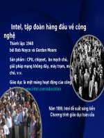 Giới thiệu Khóa học Khởi đầu thuộc Chương trình Dạy học của Intel®