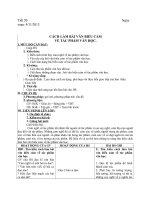 Cách làm bài văn biểu cảm về tác phẩm văn học