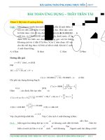 131 câu toán ứng dụng trắc nghiệm   có lời giải chi tiết 