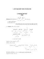 ĐỀ CƯƠNG ôn THI vào lớp 10 môn TOÁN  CHI TIẾT