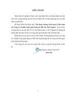 Xây dựng chương trình quản lý bán hàng cho công ty cổ phần công nghệ thông tin đất việt thái nguyên 