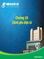 Bài Giảng Chính Phủ Điện Tử