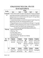 KE HOACH DAY HOC THANG 12 LOP 45 TUOI 