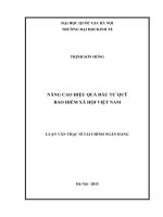 Nâng cao hiệu quả đầu tư Quỹ Bảo hiểm xã hội Việt Nam 8