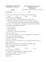  2  (XEM THỬ)   đề theo cấu trúc mới năm 2017   đề 15   có lời giải 