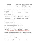 1  (XEM THỬ)   đề theo cấu trúc mới   số 14   có lời giải 