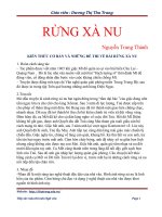 TÁC PHẨM RỪNG XÀ NU CỦA NGUYỄN TRUNG THÀNH