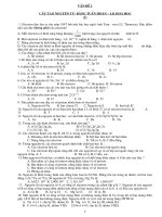 trắc nghiệm hóa ôn thi tốt nghiêp