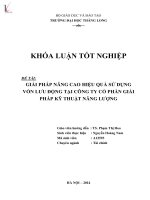 Giải pháp nâng cao hiệu quả sử dụng vốn lưu động tại Công ty Cổ phần giải pháp kỹ thuật năng lượng.PDF
