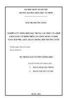 Nghiên cứu tổng hợp, đặc trưng cấu trúc của hợp chất Zr(IV) cố định trên chất mang và khả năng hấp phụ asen, selen trong môi trường nước