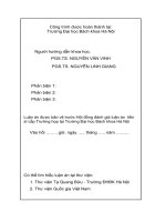 Nghiên cứu đo biên dạng 3D của chi tiết bằng phương pháp sử dụng ánh sáng cấu trúc