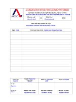 QUY ĐỊNH VỀ CÔNG NHẬN HỆ THỐNG QUẢN LÝ CHẤT LƯỢNG