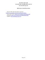 Tuyển tập 10 đề thi thử trắc nghiệm môn TOÁN (có đáp án)