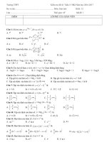 KIEM TRA CHUONG 2 GIAI TICH 