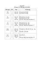 Giao an lop 1 tuan 13 buoi chieu 