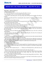 NHUNG DUA CON TRONG GIA DINH – NGUYEN THI (TIET 4) 