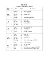 Giao an lop 1 tuan 11 buoi sang 