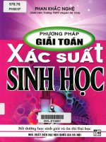Phương Pháp Giải Toán Xác Suất Sinh Học Phan Khắc Nghệ