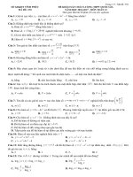 ĐỀ KHẢO SÁT CHẤT LƯỢNG THPT QUỐC GIA